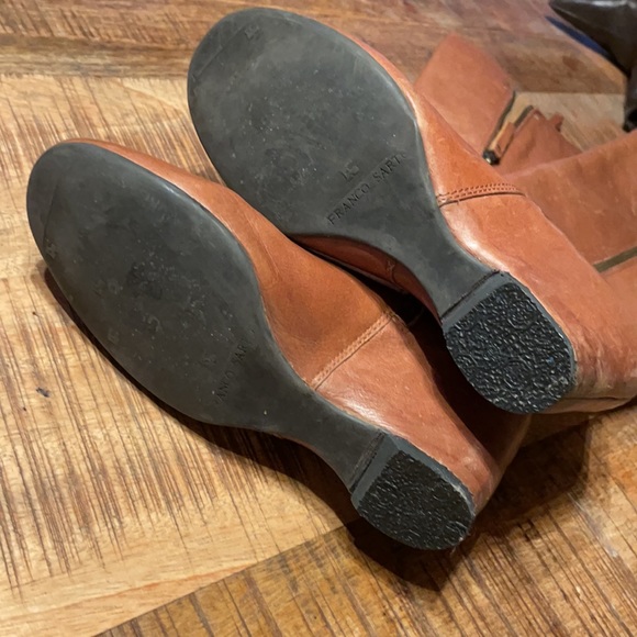 Franco Sarto Leather wedge tall boots - Picture 2 of 7